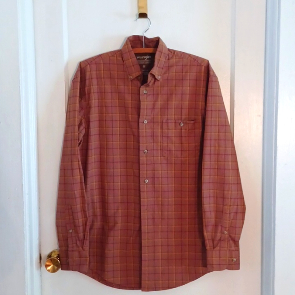 Wrangler long sleeve shirt men's size medium